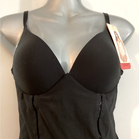 NEW STRM LINE WIREFREE BODYSUIT SHAPEWEAR BLACK SIZE LARGE - Picture 4 of 13
